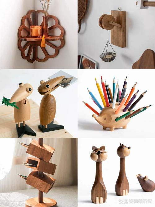 24款超小众设计感木质家居摆件，让家瞬间点亮艺术之光